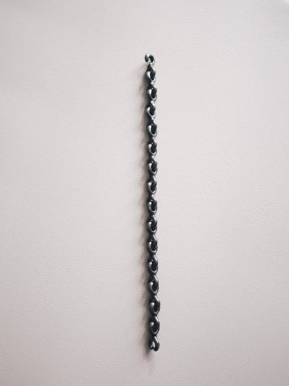 ST chain bracelet / black